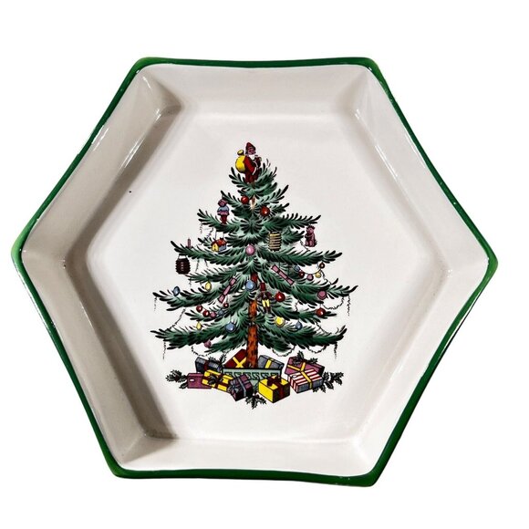 Vtg Spode Christmas Tree Dish Tray Cup Ashtray Mixed Lot of 3 Imperial Cookware - Picture 6 of 16